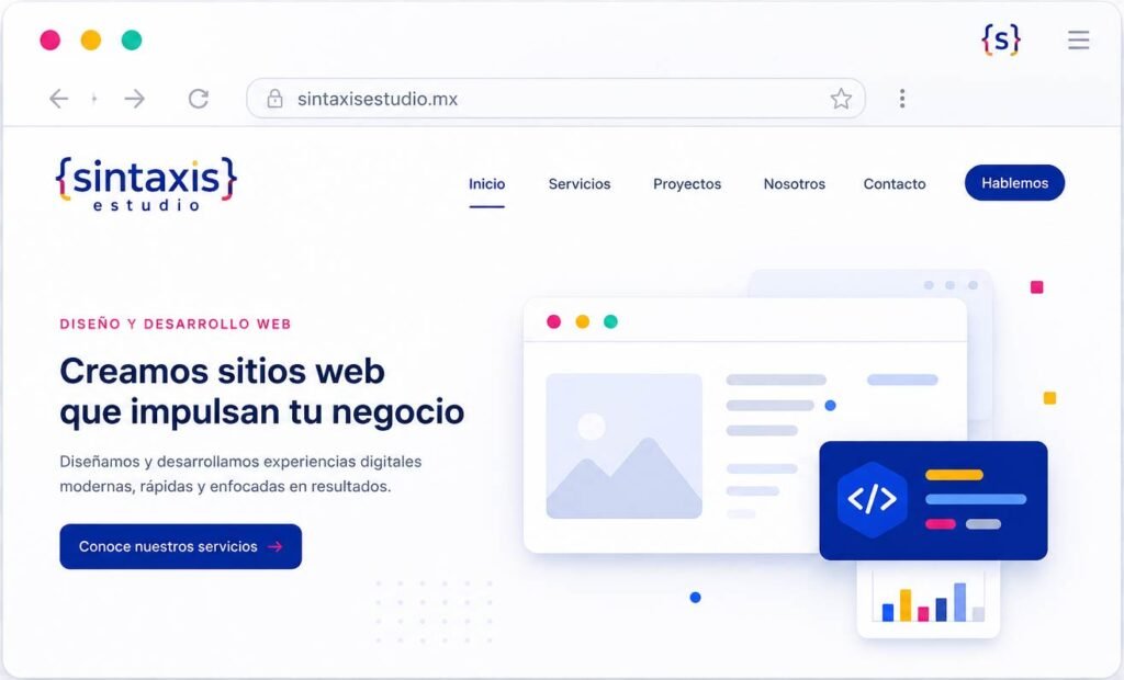 ejemplo de imagen sitio web sintaxis